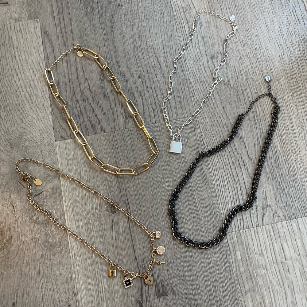 Claire’s Statement Chains - Necklace Bundle